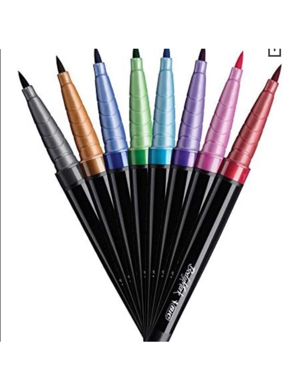NIB-NWOT BodyMark by BIC Temporary Tattoo Markers - Black (6 Pack)